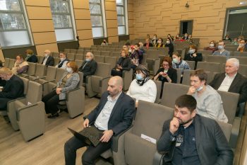 Opening of the conference hall and the director’s progress report