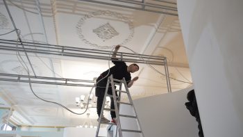 Фотографии реконструкции павильона №30 на ВДНХ